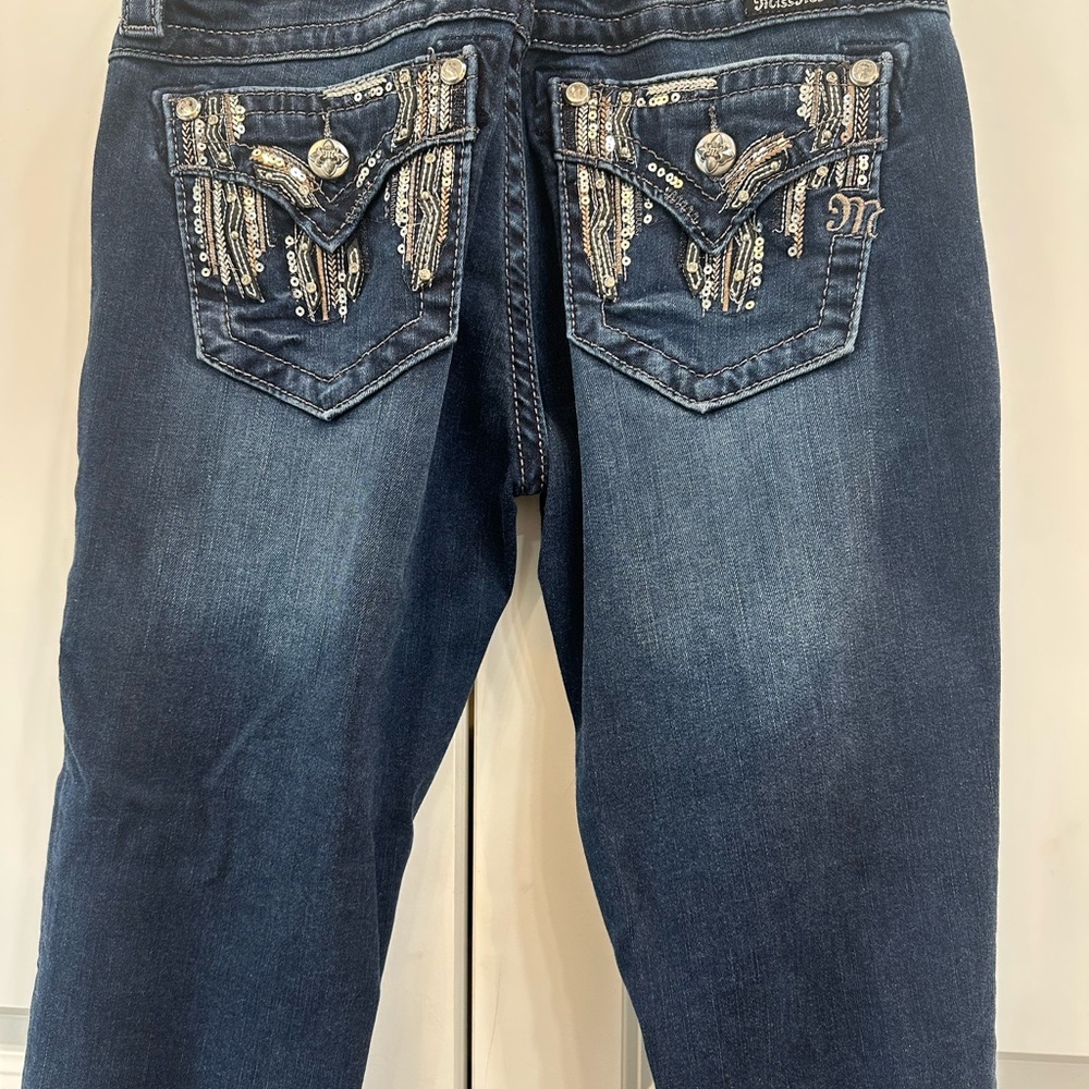 Embellished Blue Jeans